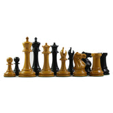 Emil Kemacny 1892-93 Reproduction Staunton Chess Set in Ebony/Antiqued Box wood